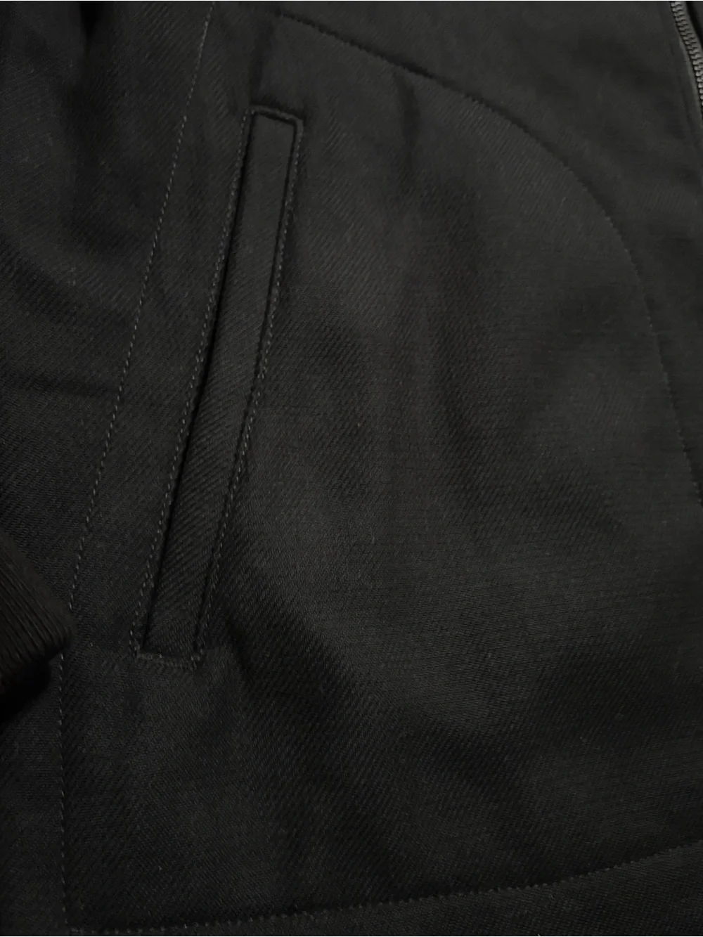 Banana Republic Men’s Size M Black Zip-Front Bomber Jacket